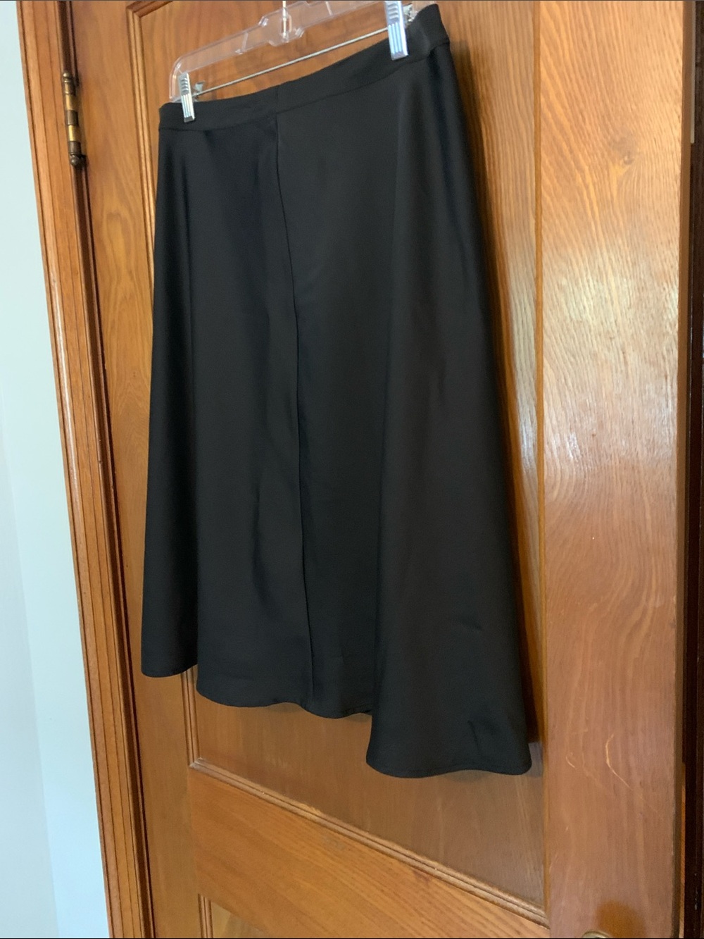 Liz Claiborne Black Midi A-Line Skirt - Picture 4 of 6